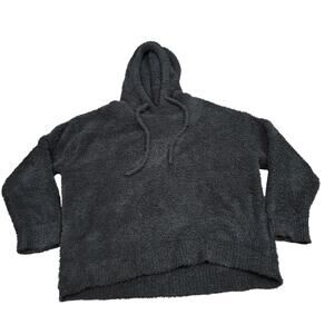 Barefoot Dreams CozyChic Gray Teddy Pullover Womens Medium
